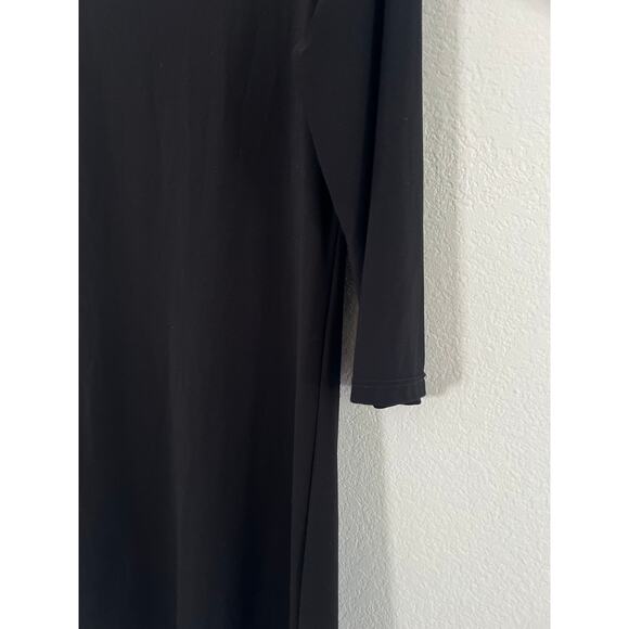 Sun Light Black 3/4 Sleeve Mini Dress Womens Size 1 Artsy Edgy Whimsi Goth - Picture 13 of 16